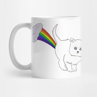 Cat Fart Rainbow Mug